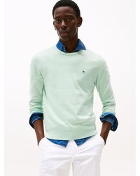Tommy Hilfiger - Pullover Con Bandierina Ricamata - Lyst
