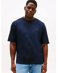 Tommy Hilfiger - Plus Slim Fit T-Shirt Met Ronde Hals - Lyst