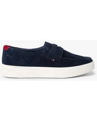Tommy Hilfiger - Lightweight Suede Hybrid Loafers - Lyst