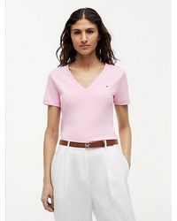 Tommy Hilfiger - Slim V-Neck T-Shirt - Lyst