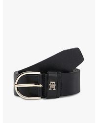 Tommy Hilfiger - Riem Met Ronde Gesp En Th-Monogram - Lyst