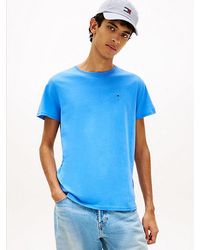 Tommy Hilfiger - Flag Embroidery Extra Slim Jersey T-Shirt - Lyst