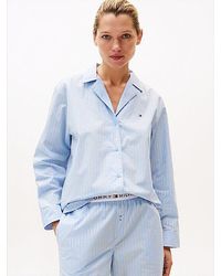 Tommy Hilfiger - Essential Relaxed Fit Popeline Pyjama-Hemd - Lyst