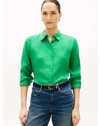 Tommy Hilfiger - Relaxed Fit Pure Linen Shirt - Lyst