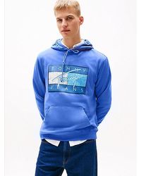 Tommy Hilfiger - Hoodie Met Trekkoord En Logo - Lyst