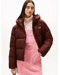 Tommy Hilfiger - Waterafstotend Ripstop Pufferjack Met Capuchon - Lyst