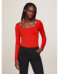 Tommy Hilfiger - Multi-strap Long Sleeve Top - Lyst