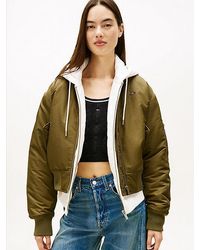Tommy Hilfiger - Sleeve Pocket Twill Bomber Jacket - Lyst