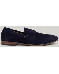 Tommy Hilfiger - Flexible Suede Lightweight Loafers - Lyst