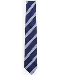 Tommy Hilfiger - Pure Silk Jacquard Stripe Tie - Lyst
