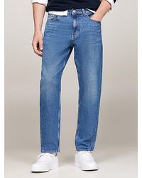 Tommy Hilfiger - Vaqueros Isaac Amplios Con Pernera Cónica Y Efecto Desteñido - Lyst