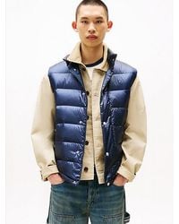 Tommy Hilfiger - Waterafstotende Slim Fit Bodywarmer Met Dons - Lyst