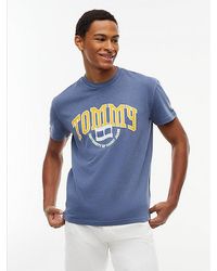 Tommy Hilfiger - Tommy Jeans Varsity Logo Jersey T-Shirt - Lyst