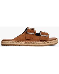 Tommy Hilfiger - Sandales En Daim À Semelle Souple Et Boucles - Lyst