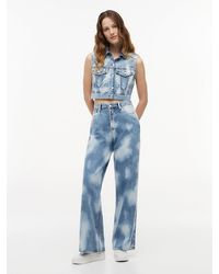 Tommy Hilfiger - Claire Tie-Dye High Rise Wide Leg Jeans - Lyst