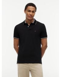 Tommy Hilfiger - Heritage Regular Fit Stripe Trim Polo Shirt - Lyst