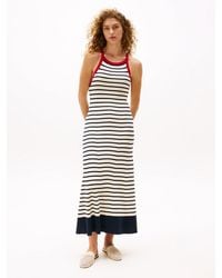 Tommy Hilfiger - Robe Longue Marinière The Sofia Capsule - Lyst