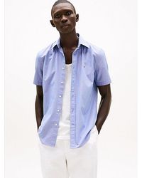 Tommy Hilfiger - Th Flex Poplin Overhemd Met Pied-De-Poule-Ruit - Lyst