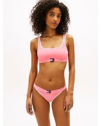 Tommy Hilfiger - Heritage Logo Cheeky Bikini Bottoms - Lyst
