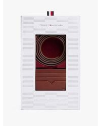 Tommy Hilfiger - Th Crest Leather Belt And Card Holder Gift Box - Lyst