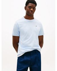 Tommy Hilfiger - T-Shirt Met Ronde Hals En Logo - Lyst