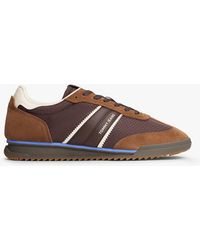 Tommy Hilfiger - Retro Mixed Texture Serrated Trainers - Lyst
