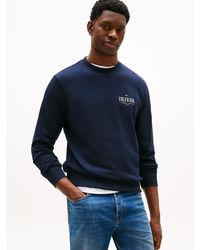Tommy Hilfiger - Logo Crew Neck Sweatshirt - Lyst