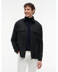Tommy Hilfiger - New York Label Regular Fit Flannel Overshirt - Lyst