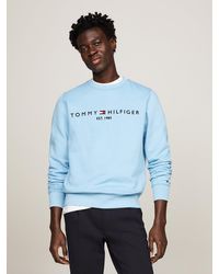 Tommy Hilfiger - Organic Cotton Blend Logo Sweatshirt - Lyst