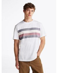 Tommy Hilfiger - Camiseta De Corte Amplio Con Logo Sombreado - Lyst