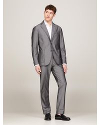 Tommy Hilfiger - Stripe Washed Jersey Slim Fit Suit - Lyst