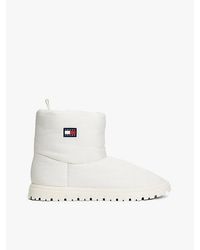 Tommy Hilfiger - Warm Gevoerde Snowboot Met Profielzool - Lyst