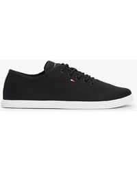 Tommy Hilfiger - Canvas Flag Embroidery Trainers - Lyst