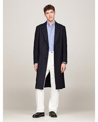 Tommy Hilfiger - Longline Oversized Relaxed Fit Jas - Lyst