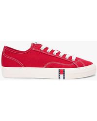 Tommy Hilfiger - Archive Flag Stripe Canvas Trainers - Lyst