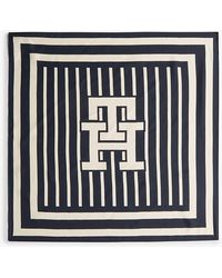 Tommy Hilfiger - Chic Pure Silk Twill Square Scarf - Lyst