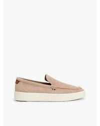 Tommy Hilfiger - Signature Suède Instap-Loafer - Lyst