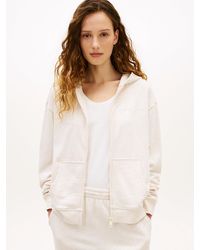 Tommy Hilfiger - Essential Logo Zip-Thru Lounge Hoody - Lyst