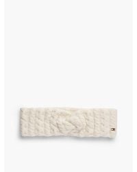 Tommy Hilfiger - Enamel Flag Headband With Alpaca - Lyst