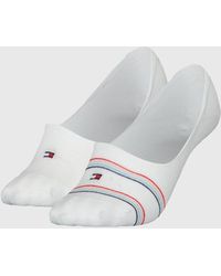 Tommy Hilfiger - 2-pack Stripe Footie Socks - Lyst