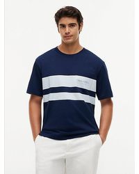Tommy Hilfiger - Logo Colour-Blocked Relaxed T-Shirt - Lyst