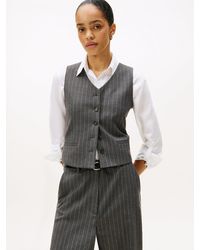 Tommy Hilfiger - Smanicato Relaxed Fit Con Motivo Gessato - Lyst