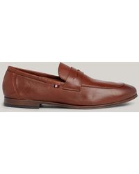 Tommy Hilfiger - Casual Leather Loafers - Lyst