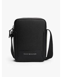 Tommy Hilfiger - Moderne Reportertas Met Metallic Logo - Lyst
