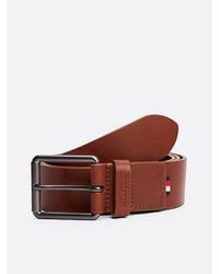 Tommy Hilfiger - Casual Leren Riem Met Vierkante Gesp - Lyst