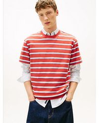 Tommy Hilfiger - Jersey Relaxed Crew Neck T-Shirt - Lyst