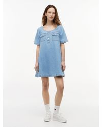 Tommy Hilfiger - Denim A-Line Mini Dress - Lyst