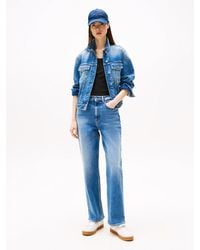 Tommy Hilfiger - Jeans Straight Fit Aderenti A Vita Alta - Lyst