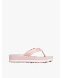 Tommy Hilfiger - Teenslipper Met Sleehak En Th-Monogram - Lyst