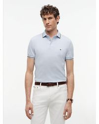 Tommy Hilfiger - Slim Fit Tipped Pique Polo Shirt - Lyst